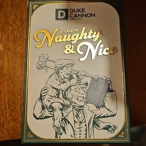 NWT Duke Cannon Naughty & Nice 4 Soap Set Men Gift Party Bath Accessories